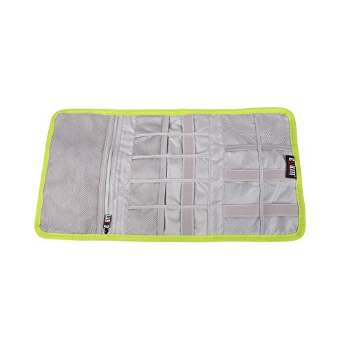 Travel Organizer, BUBM Cable Bag/USB Drive Shuttle Case/Electronics Accessory Organizer-Rose Red - Thumbnail 6