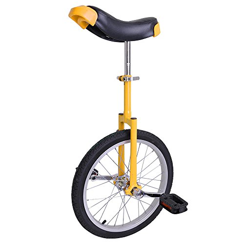 Buy Cheap AW Yellow 18 Inch Wheel Unicycle Leakproof Butyl Tire Wheel Cycling Outdoor Sports Fitnes...