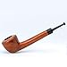 OLD FOX DIY Short Straight Saddle Pipe Stem Replacement Tobacco Pipe Mouthpiece Fit 3mm Filter BE0010