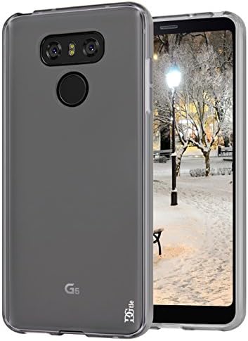 LG G6 Case, DGtle Anti-Scratches TPU Premium Slim Flexible Soft Protective Cover for LG G6 (Matte Smoke)