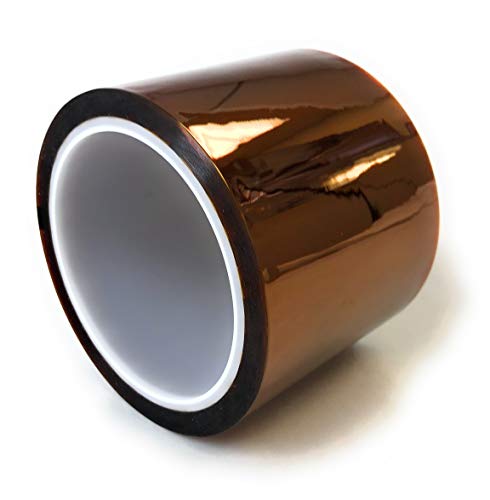 APT, (3'' x 36 Yds (108FT)), 1 mil Thick Polyimide Adhesive Tape, high Temperature and Heat Tape, for Masking, Soldering, Electrical, 3D Printer Application.(3 inch)