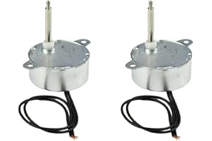 CONQUERALL 2PCS Small Synchronous Motor TYC40 12V 5RPM AC Shaft 35mm for Christmas Tree Desktop Christmas Tree Decorative Colored Lights LED Light School Project