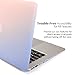 GMYLE MacBook Air 13 Inch Case A1466 A1369 Old Version 2010 2017, Hard Shell Plastic Matte Cover (Baby Pink & Serenity Blue Gradient)