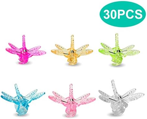 30 pcs clips de orquídea Plant Clips libélula jardín apoyo clips gran