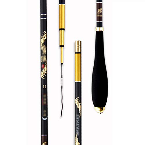 Angelrutenhalter Ultrafeine Angelrute Hand Rod Ultra-light ultra-harte Carbon-Angelrute mit bequemem Kürbis-förmigen…