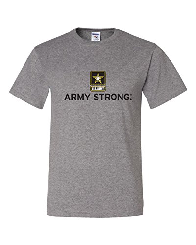 Army Military Soldier Tee Shirt Gray 