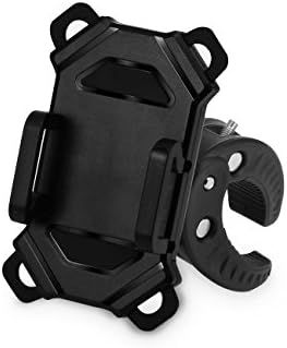 Bike Phone Mount Bike Mount Wall, Premium Universal Cradle Clamp, For iPhone 7, 7 Plus, 6 Plus, 6, 6S, 5S, 5. Samsung Galaxy S5/S4/S3, Google Nexus, Nokia, Motorola, 360-Degree Rotatable, Rubber Strap