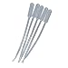 BIPEE 10ml Plastic Pipette Graduated Transparent Dropper 295mm Length 100pcs, Disposable Essential Oils Pipettes Dropper Makeup Tool Science and Lab, DIY Art