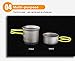 APG Ultralight Camping Cookware Cooking System Outdoor Tableware Bowl Pot Pan Utensils Cutlerythumb 4