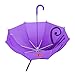 Rainbrace Kids Umbrella, Childrens Rain Umbrella Fashion Design for Boys and Girls with 3D Ears, Purple Cat