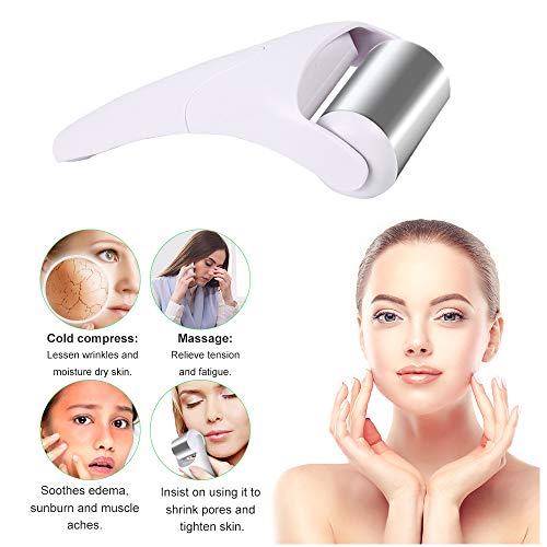Ice Roller for Face and Eyes - Prevent Wrinkles,Shrink Pores,Eliminate Edema,Relieve Pain,Skin Care Products (White) - Thumbnail 2