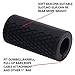 Strainho Weight Lifting Grips, Thick Bar Adapter Muscle Builder,Anti-slip Hand Rubber Grips, Fat Grip for Olympic Barbell & Dumbbell Training (Black)