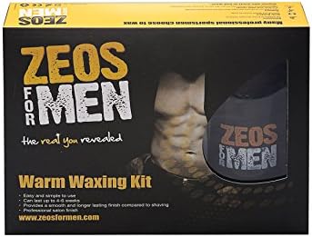 Waxing by Zeos for Men Warm Waxing Kit