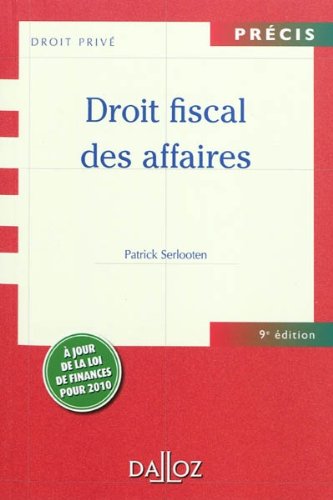 Droit fiscal des affaires