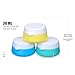 Mudder Silicone Cosmetic Containers Cream Jar with Sealed Lids, 3 Pieces (30 ml)