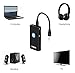 AVANTEK BR-T7 Bluetooth Stereo Music Adapter Dongle, Portable Wireless Stereo Transmitter and Audio Receiver; Compatible w/ Headphones, TV, PC, Laptop, Tablet, iPhone, iPad, iPod, MP3, 3.5 mm Audio Devices