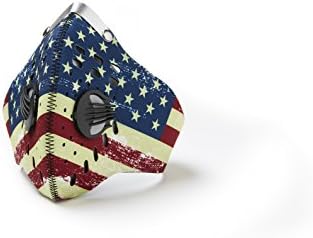 Baldin Urban Air Mask | Anti Pollution | Anti Dust | Changeable Filter | Comfortable for Motorbike and Cycling | Anti Cold | For Men and Women | Training | By (US Flag)