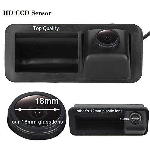 HDMEU Trunk Handle Reversible Vehicle-Specific Camera Integrated into Case Handle Rear View Reversing Camera for Benz GLK300 350 S E C CL Class W221 W222 S300 S350 E180 E200 E260 E350 E500 W204 W216