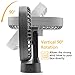 OPOLAR Battery Operated Fan, 5200Ma Rechargeable Battery Powered Fan, Strong Wind But Quiet, Timer Setting, USB or Battery Powered for Office or Outdoor, Small Mini Personal Desk Fan
