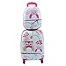 Lucky Link 2pcs ABS Kids Suitcase Carry On Luggage Set for Boys Girls，16