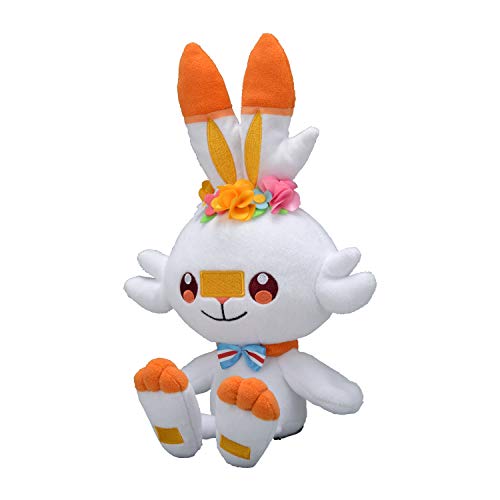 Pokemon Center Original Stuffed Hibany Scorbunny Easter Plush Toy