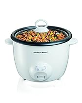 Hamilton Beach 10-Cups uncooked resulting in 20-Cups Cooked Capacity Rice Cooker, White (37532N)