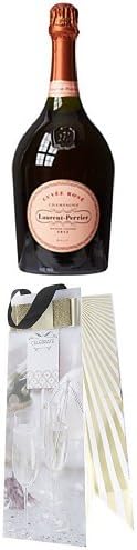 Laurent Perrier Cuvee Rose Magnum Champagne 150 cl with Hallmark Congratulations Gift Bag Celebrate - Large Bottle Bag
