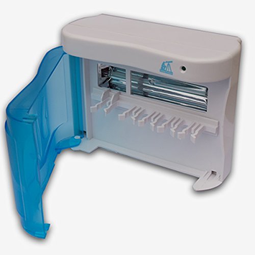 UV Sanitizer Wall Mounted Toothbrush Holder - Eliminates