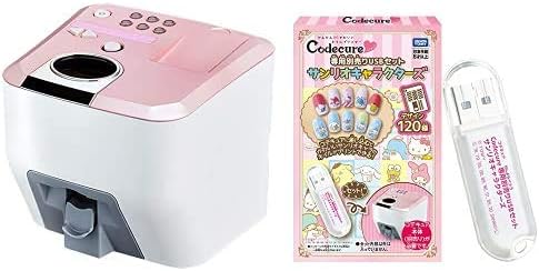 Amazon Co Jp タカラトミー ネイルプリンター Codecure コデキュア ネイルプリンター サンリオキャラクターズ追加ネイルデザインセット おもちゃ