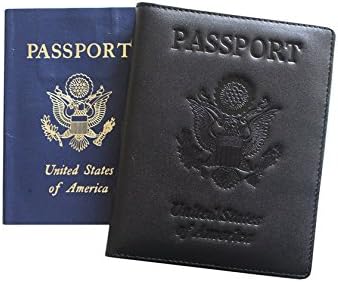 The J Leather Passport Holder Case