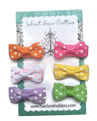 infant mini velcro bows