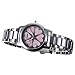 Casio Women's LTP1323D-4A Silver Stainless-Steel Quartz Watch with Pink Dial