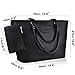 Tote Handbags for Women,Vintage Satchel Handbags,Sunny Snowy Purse Tote Bag,8019,black