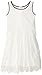 BTween Big Girls' Lace Popover Dress with Contrast Trim