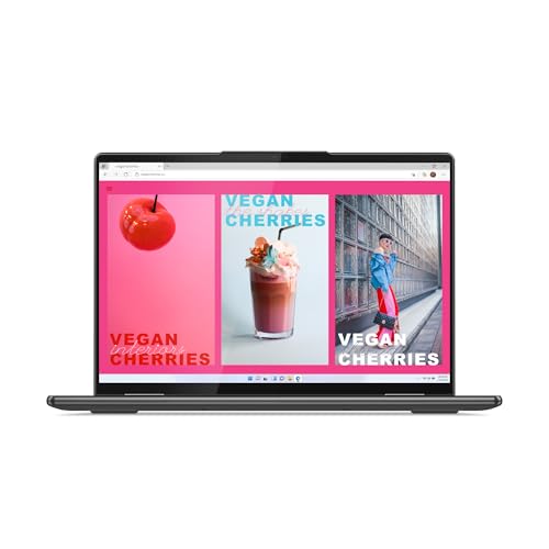 Yoga 7 Gen 7 (14IAL7) - Ordenador Táctil 14" 2.8K OLED 90Hz (Intel Core i7-1260P,16GB RAM,1TB SSD,Intel Iris Xe Graphics,Windows 11 Home) Gris, Pen, Teclado QWERTY Portugués (82QE004FPG)