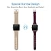 Hamile Bands Compatible for Fitbit Versa 2/Versa/Lite/Special Edition(SE), Slim Narrow Soft Silicone Band Accessories Replacement Wrist Strap Wristbands for Versa Smart Watch, Women Men Girls