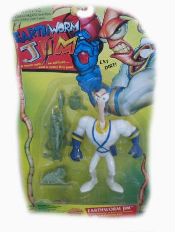 Earthworm Jim, A Worm with An Attitude, Action Figure