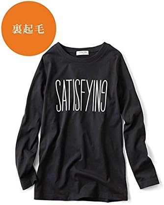 Amazon フェリシモ イディット Iedit 裏起毛カリフォルニアコットンtシャツ ブラック S Tシャツ カットソー 通販