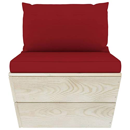 Tidyard 9-tlg.Garten-Lounge-Set Gartenlounge-Set Garten-Sofagarnitur aus Paletten mit Kissen,Gartenmobel-Set Terrassen-Sofagarnitur Sitzgruppe Gartenset Mobel Loungemobel Gartengarnitur – Bild 7