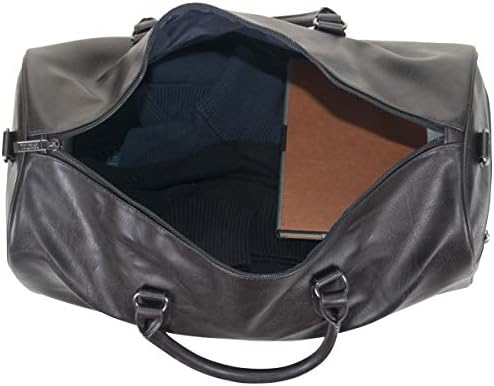 Kenneth Cole Reaction Port Stanley Faux Leather 20" Top Zip Carry-On Travel Duffel Bag 4 Kenneth Cole Reaction Port Stanley Faux Leather 20" Top Zip Carry-On Travel Duffel Bag