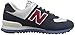 New Balance Men's 574S Sport Sneaker,navy/chili pepper,10.5 D US