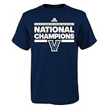 NCAA Villanova Wildcats Won In April Short Sleeve T-Shirt, Large (14-16), Dark Navy