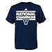 NCAA Villanova Wildcats Won In April Short Sleeve T-Shirt, Large (14-16), Dark Navy
