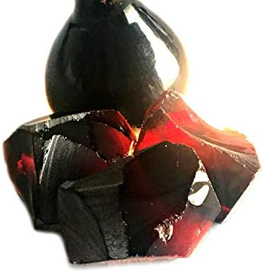 Garnet Medium #M 657. Rough 62 gr. Monosital. Created Gemstone. US@GEMS