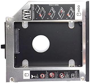 HDD/SATA 2nd Aluminum Hard Disk Drive Caddy Case Adapter 12.7mm for Universal Laptop CD/DVD-ROM Optical Bay by Seaforest