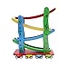 Maggift Ramp Racer,Wooden Ramp Car Toy for Kids, 4 Cars