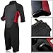 REALON Kids Wetsuit Shorty Boys Girls 3mm Neoprene One Piece Thermal Swimsuit 2mm Warm Full Long Sleeve Wet Suits Cover Toddler Child Junior Youth Swim Surf Dive