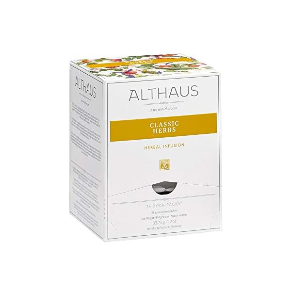 Althaus Tee CLASSIC HERBS ⋅ Kräutertee im Pyramidenbeutel PYRA PACK ⋅ Naturbelassener Kräutertee aus klassischen… – Bild 5
