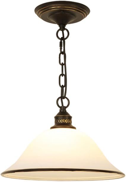 Lámparas de Araña de la vendimia rústica E27 sola cabeza Vía vidrio