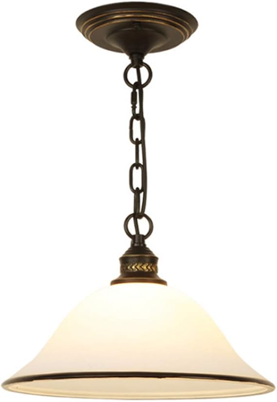 Lámparas de Araña de la vendimia rústica E27 sola cabeza Vía vidrio